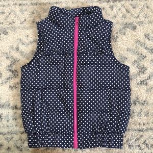 Girls 3T Oshkosh navy puffer vest